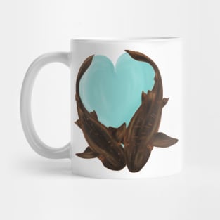 Cuddling Nurse Sharks Mug